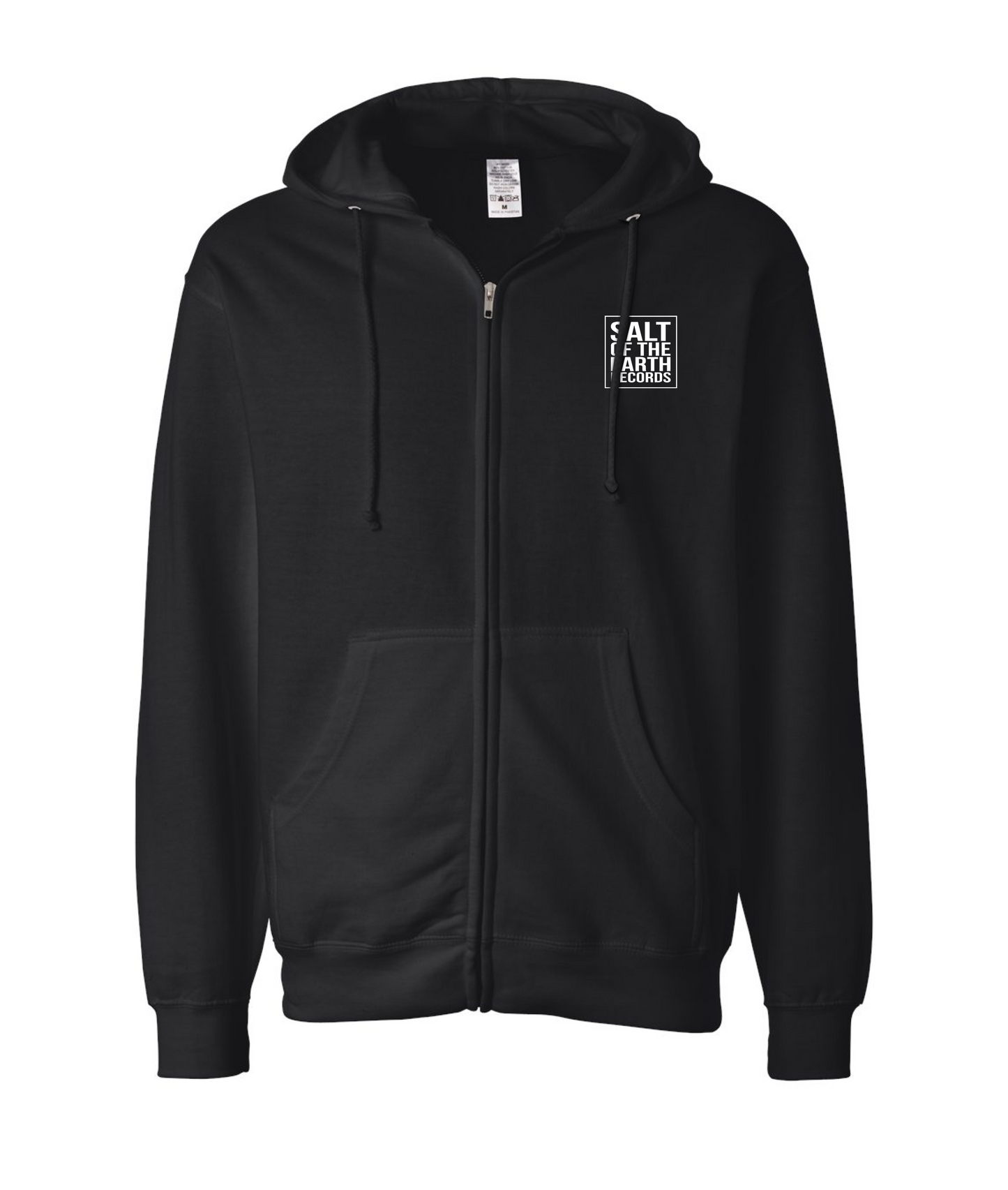 Salt Of The Earth Records - Logo - Black Zip Hoodie