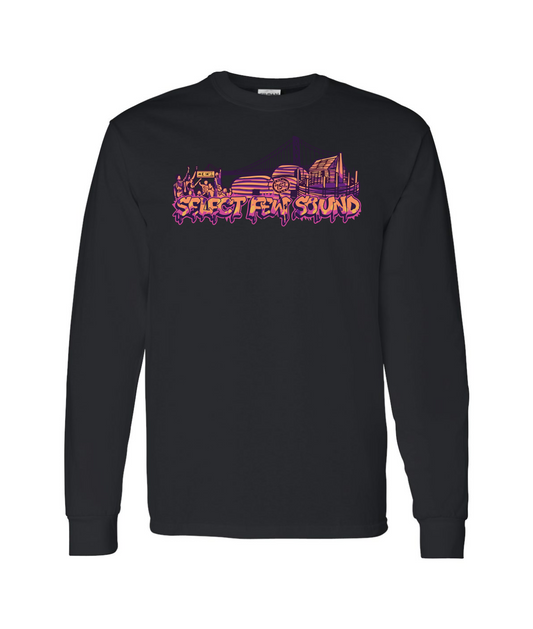 V-SFSTOP - Design 1 - Black Long Sleeve T