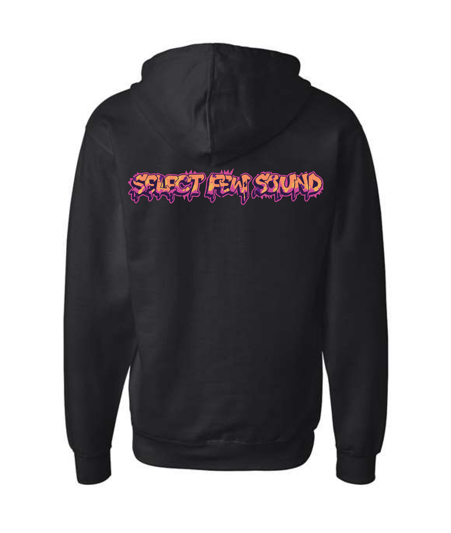 V-SFSTOP - Design 1 - Black Zip Up Hoodie