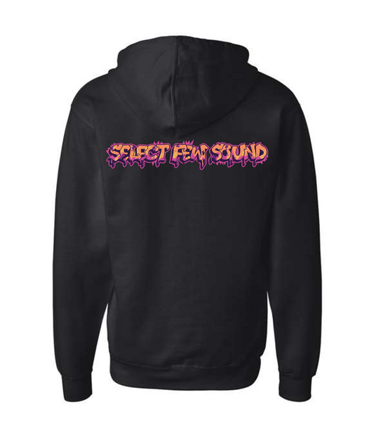 V-SFSTOP - Design 1 - Black Zip Up Hoodie
