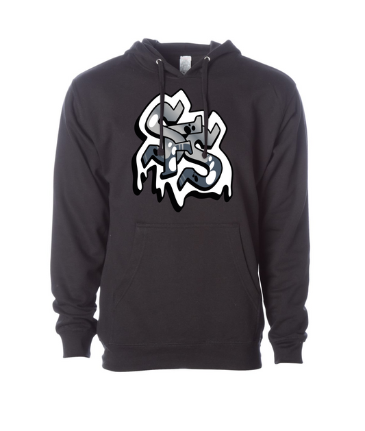 V-SFSTOP - Design 2 - Black Hoodie
