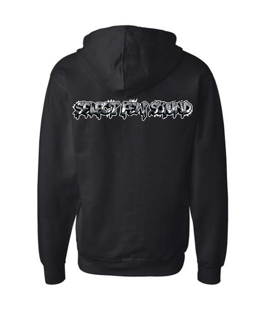 V-SFSTOP - Design 2 - Black Zip Up Hoodie