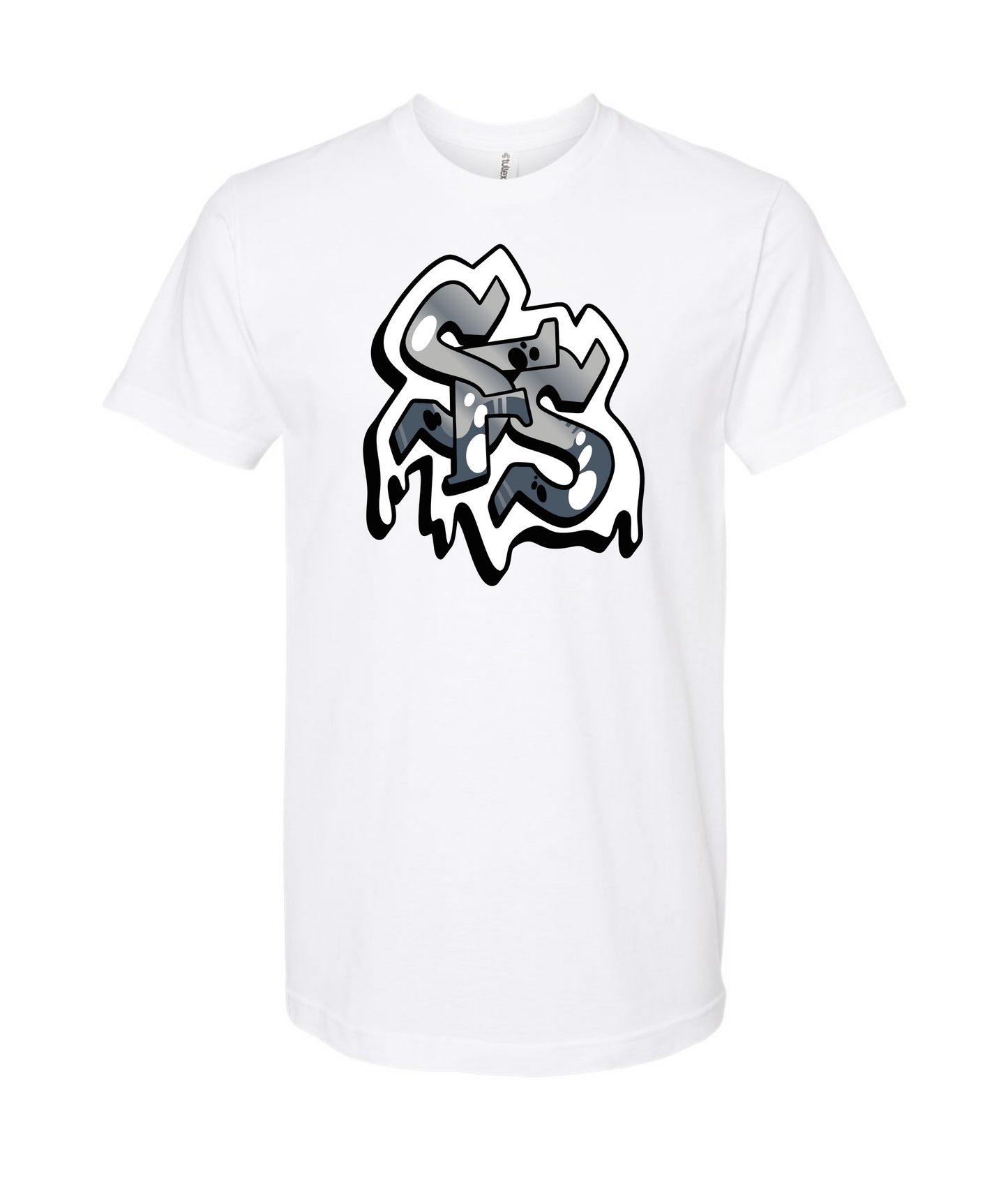 V-SFSTOP - Design 2 - White T Shirt