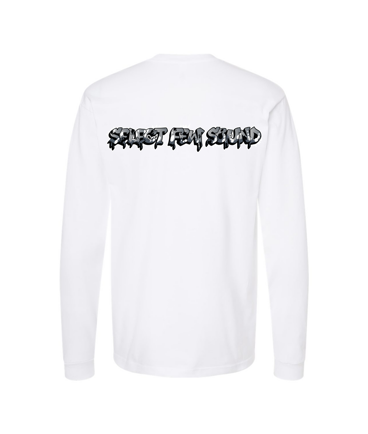 Select Few Sound - SFS BW - White Long Sleeve T