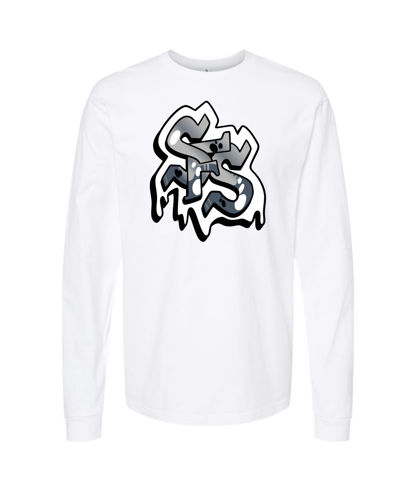 Select Few Sound - SFS BW - White Long Sleeve T