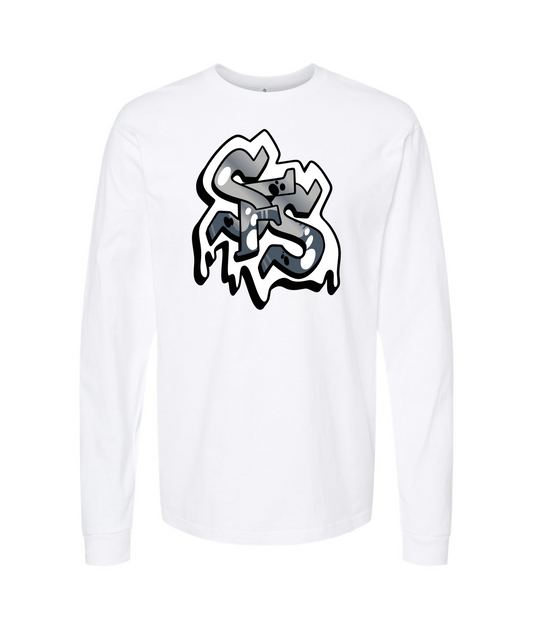 V-SFSTOP - Design 2 - White Long Sleeve T