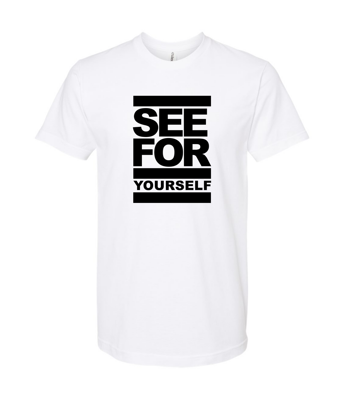 Seefor Yourself - Run Logo - White T-Shirt