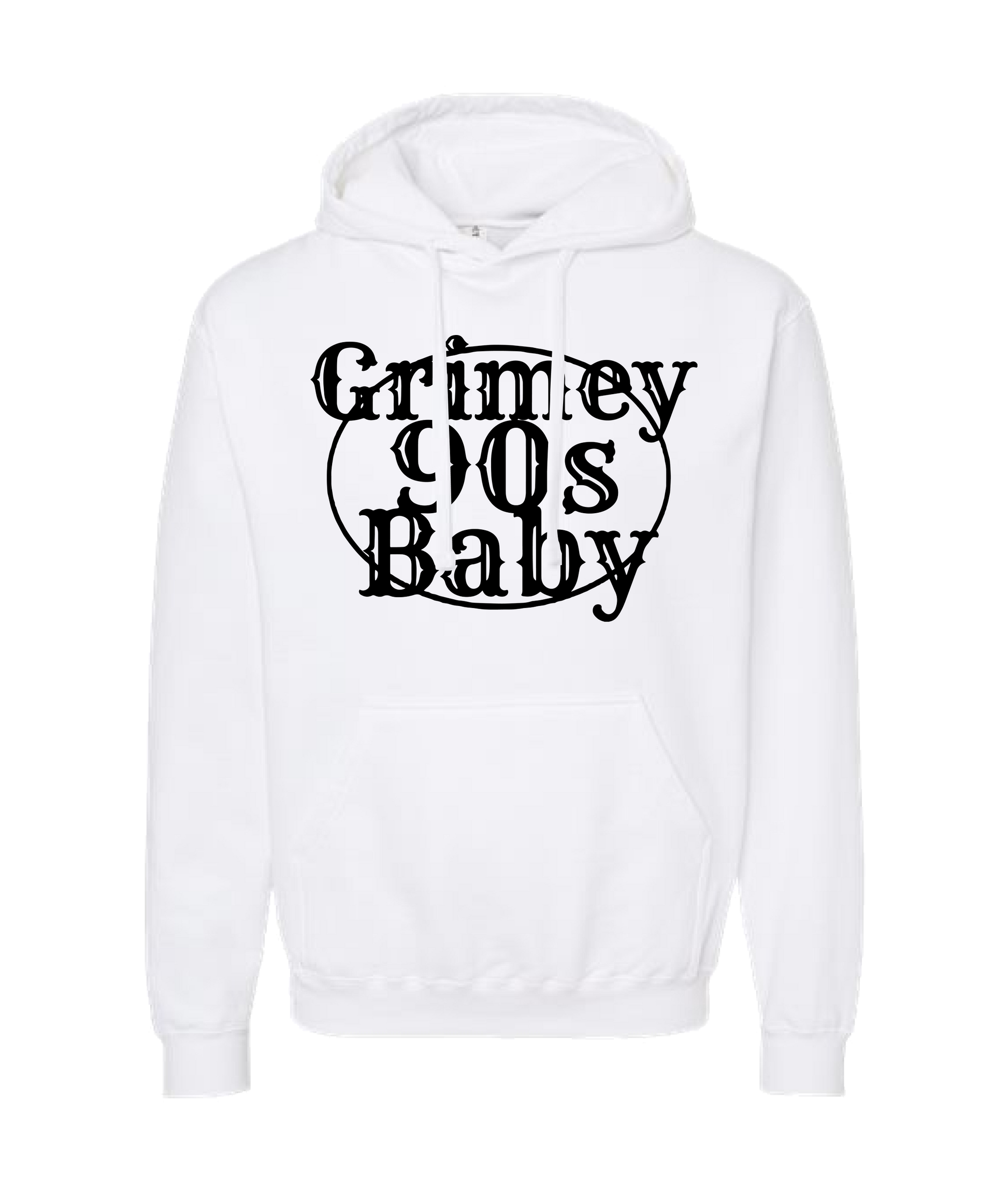 Grimey 90s Baby Grimey White Hoodie XXL