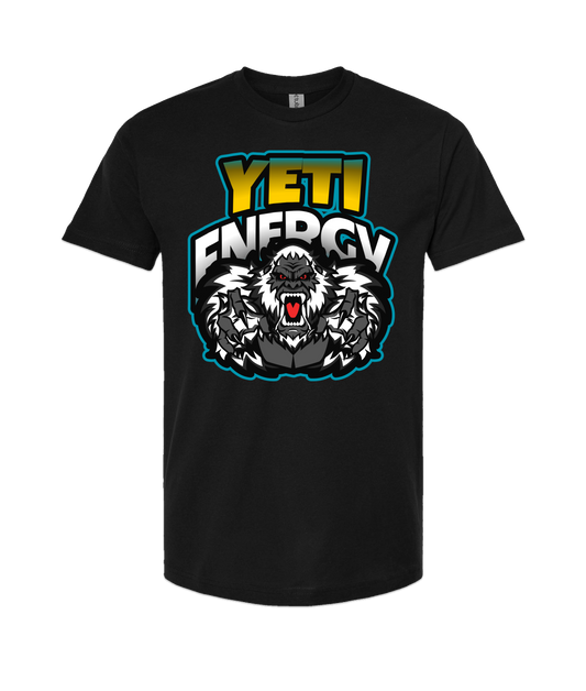 Squatch GQ Energy - Yeti Energy - Black T Shirt