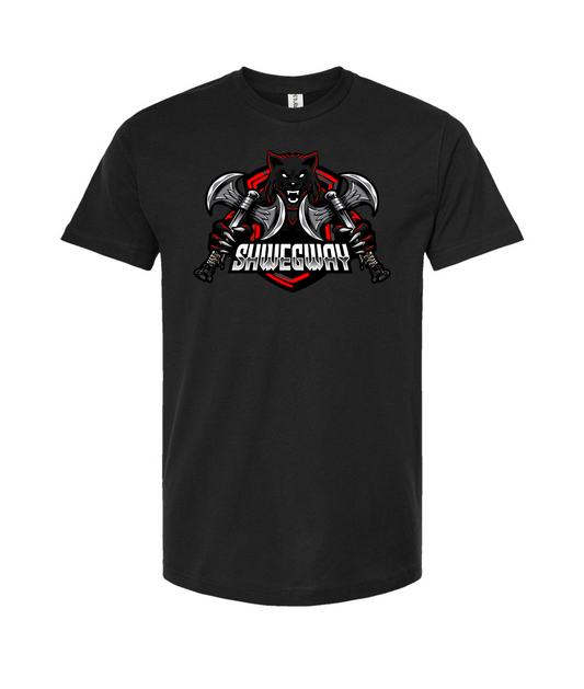 Shwegway Inc. - Wolf Logo - Black T-Shirt