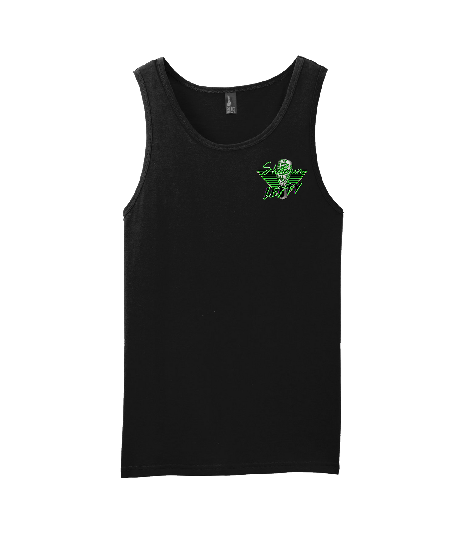 v-SHLETOP - DESIGN 1 - Black Tank Top