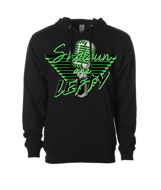 v-SHLETOP - DESIGN 1 - Black Hoodie
