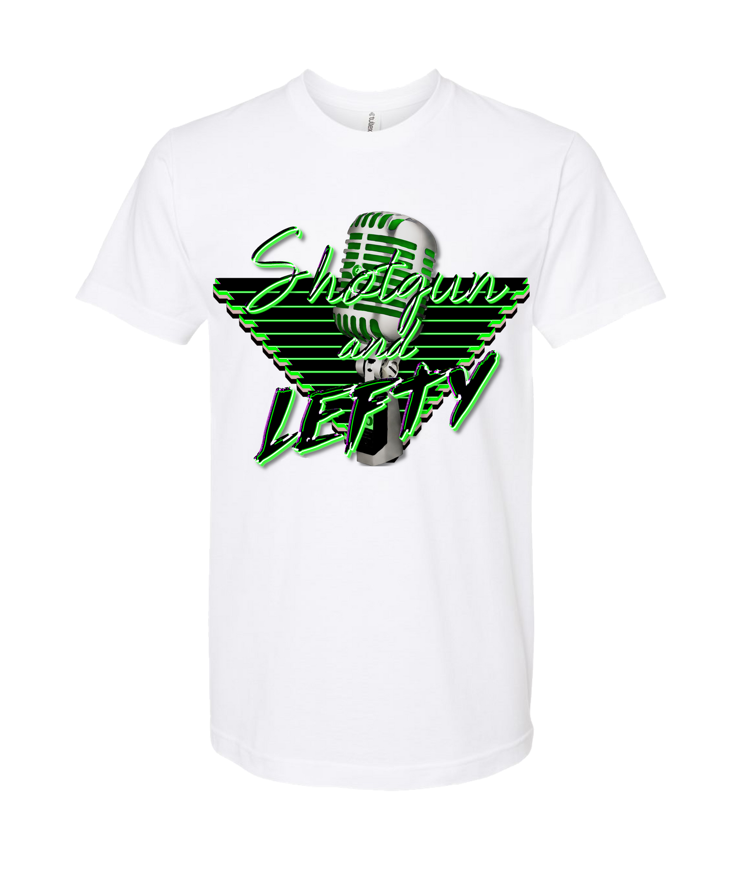 v-SHLETOP - DESIGN 1 - White T Shirt