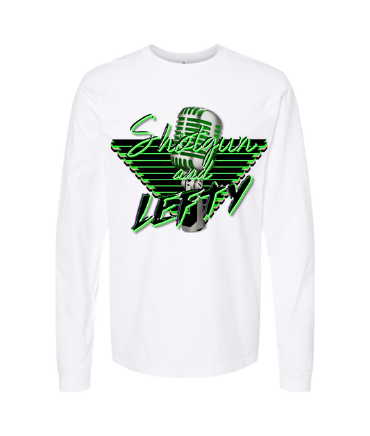 v-SHLETOP - DESIGN 1 - White Long Sleeve T