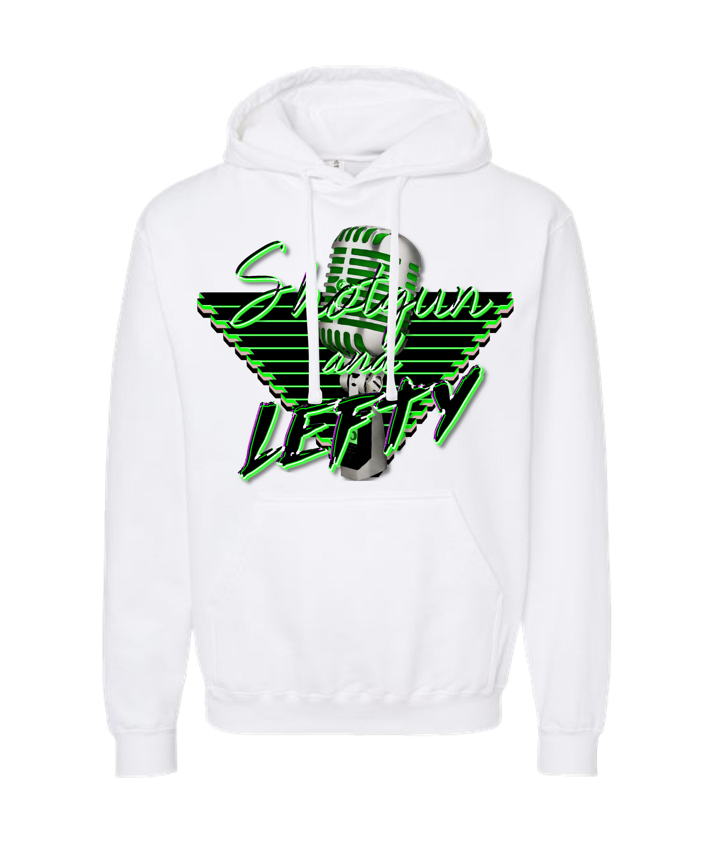 v-SHLETOP - DESIGN 1 - White Hoodie