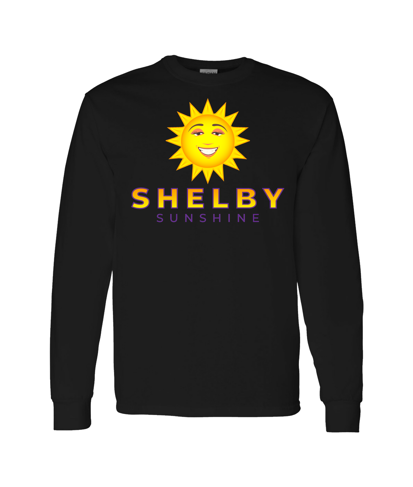 V-SHSUTOP - Shelby Sunshine - Black Long Sleeve T