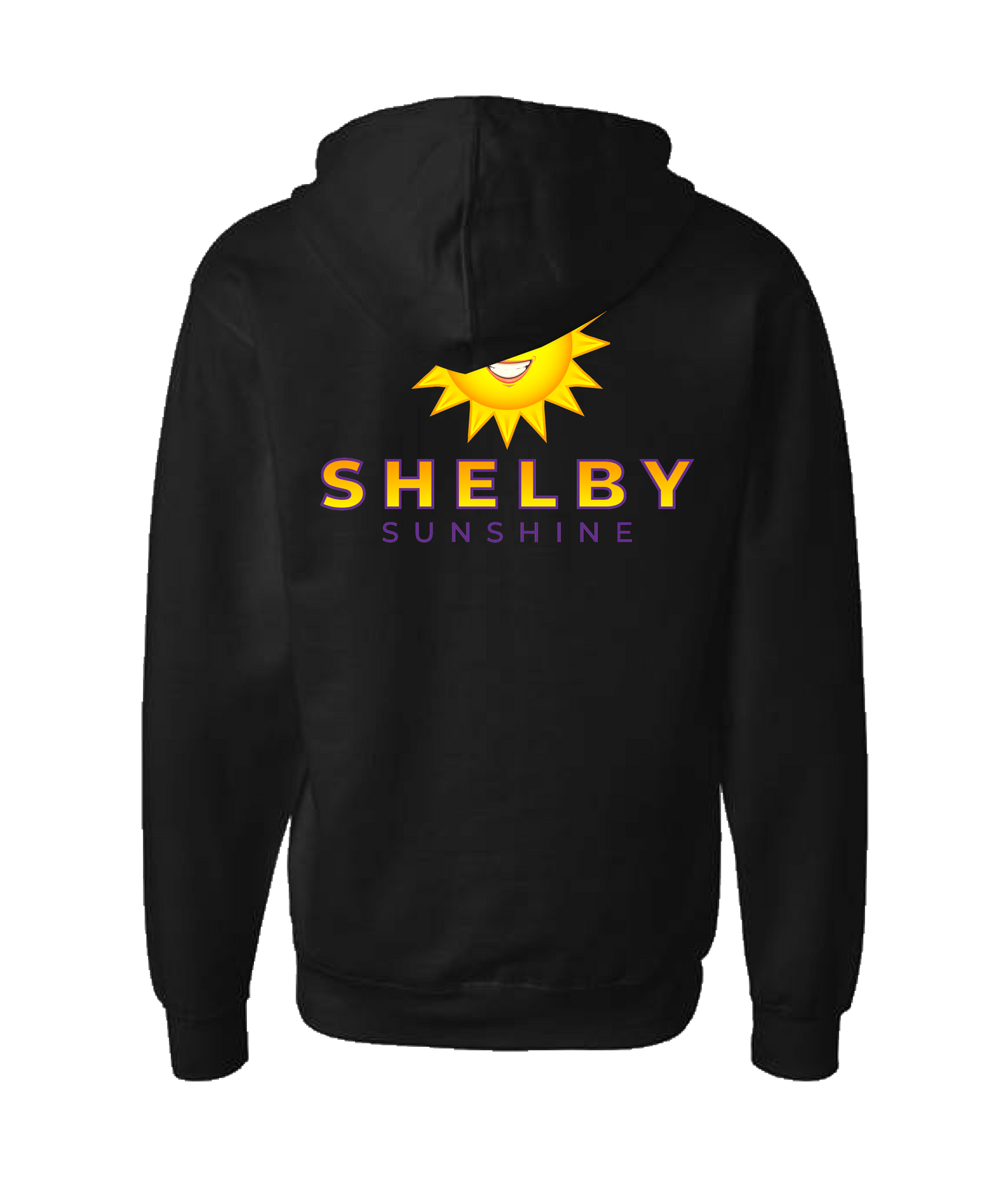 V-SHSUTOP - Shelby Sunshine - Black Zip Up Hoodie