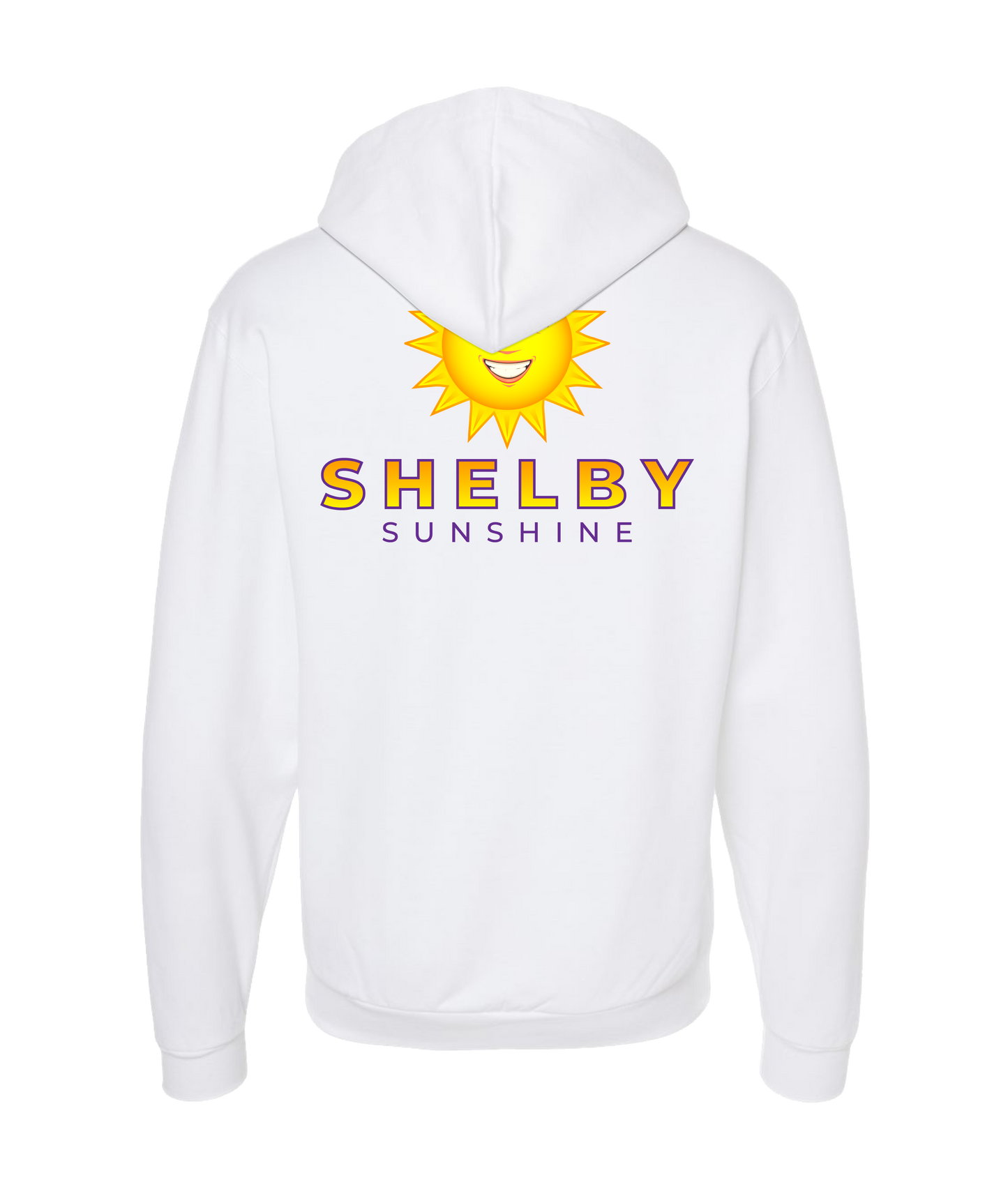 V-SHSUTOP - Shelby Sunshine - White Zip Up Hoodie