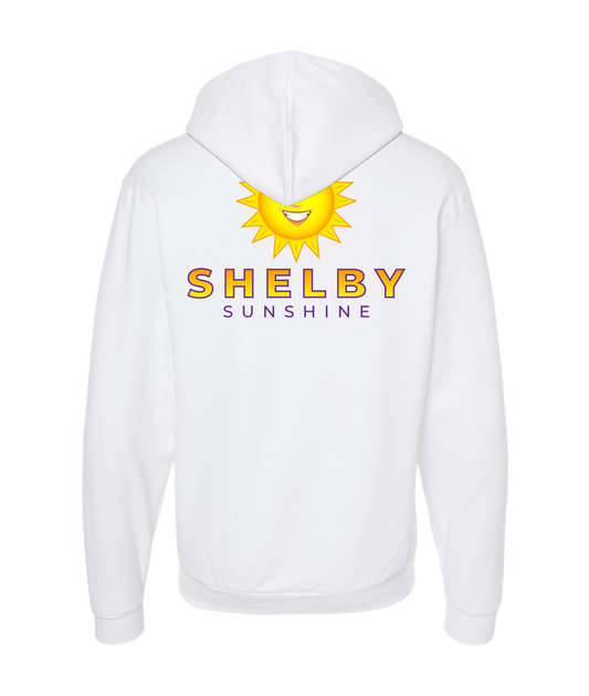 V-SHSUTOP - Shelby Sunshine - White Zip Up Hoodie