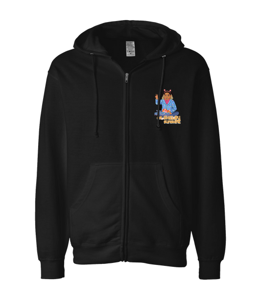 V-SHSUTOP - Shelby Sunshine - Black Zip Up Hoodie