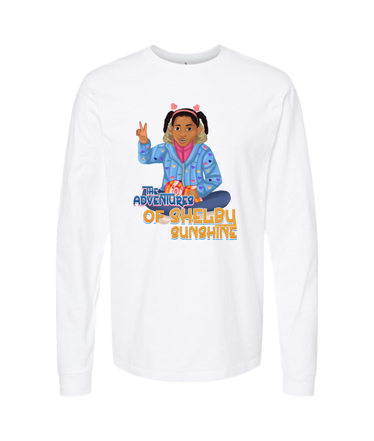 V-SHSUTOP - Shelby Sunshine - White Long Sleeve T