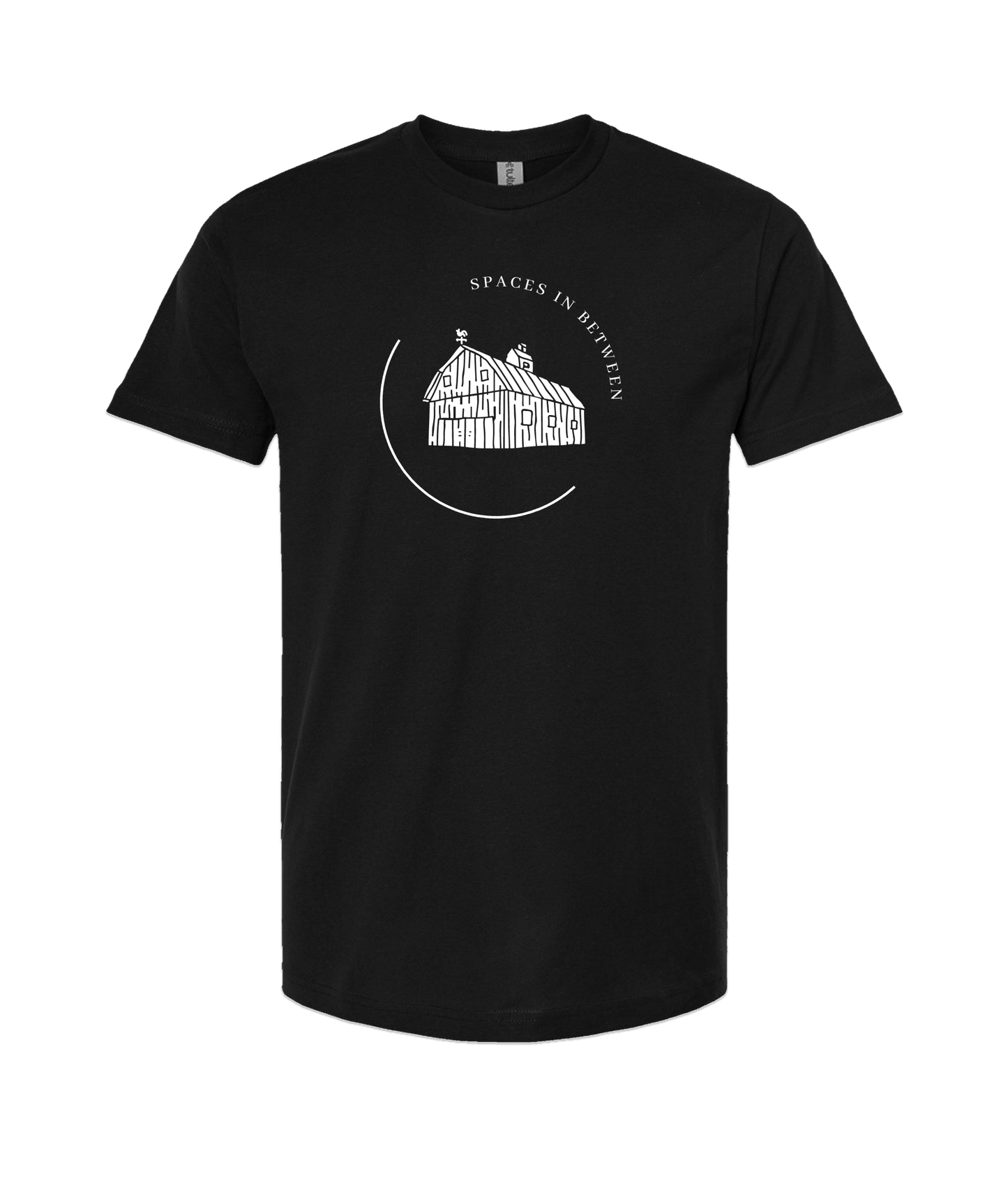 Spaces In Between - Barn - Black T Shirt