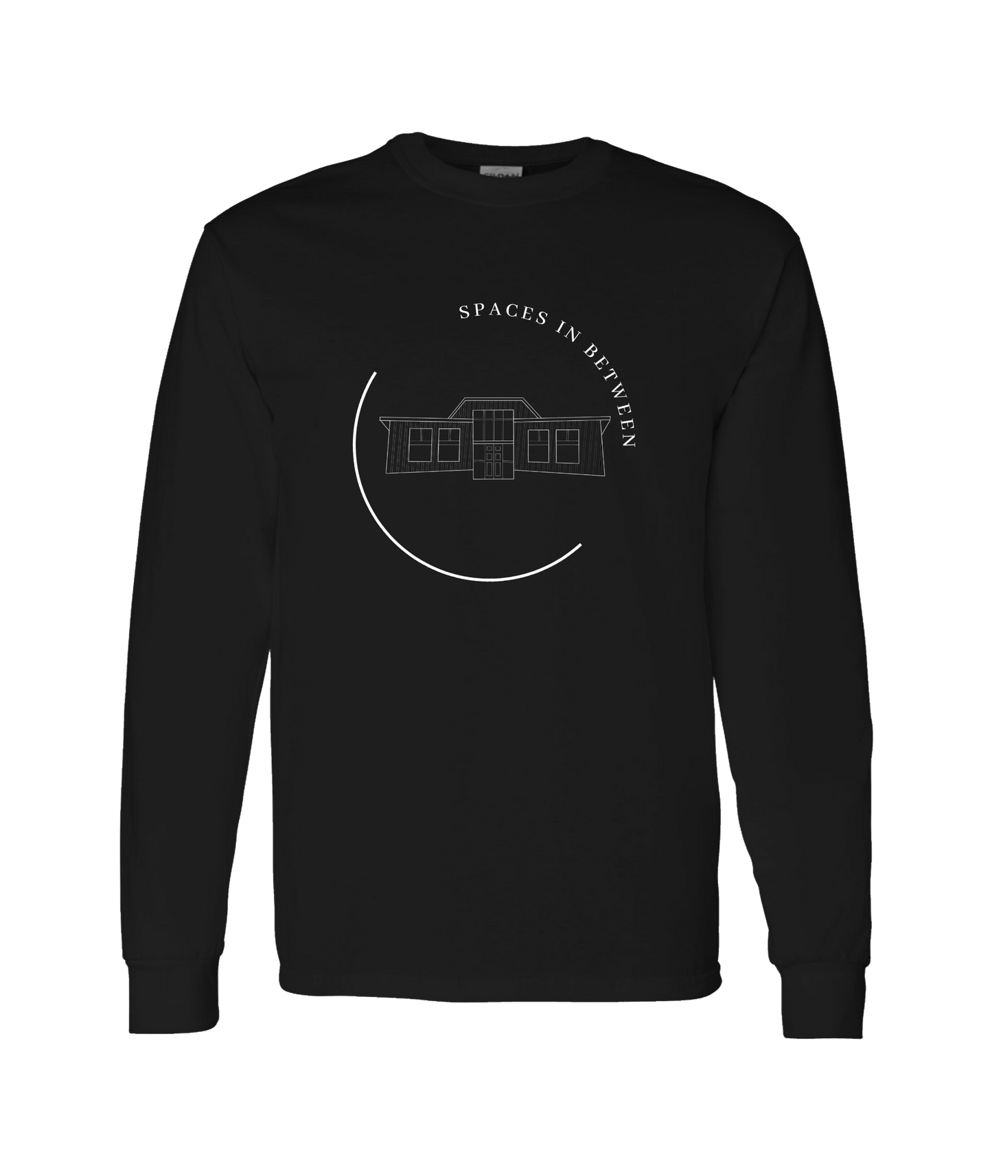 Spaces In Between - House - Black Long Sleeve T