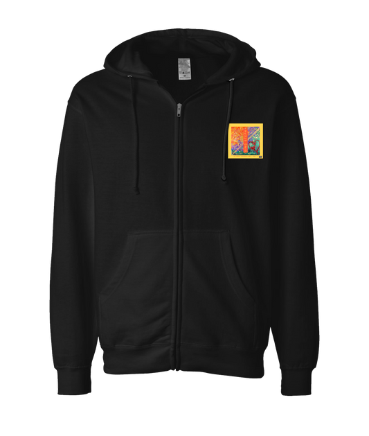 V-SINSTOP - A Love Transplant - Black Zip Up Hoodie