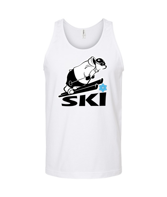 Ski Merch - Logo - White Tank Top