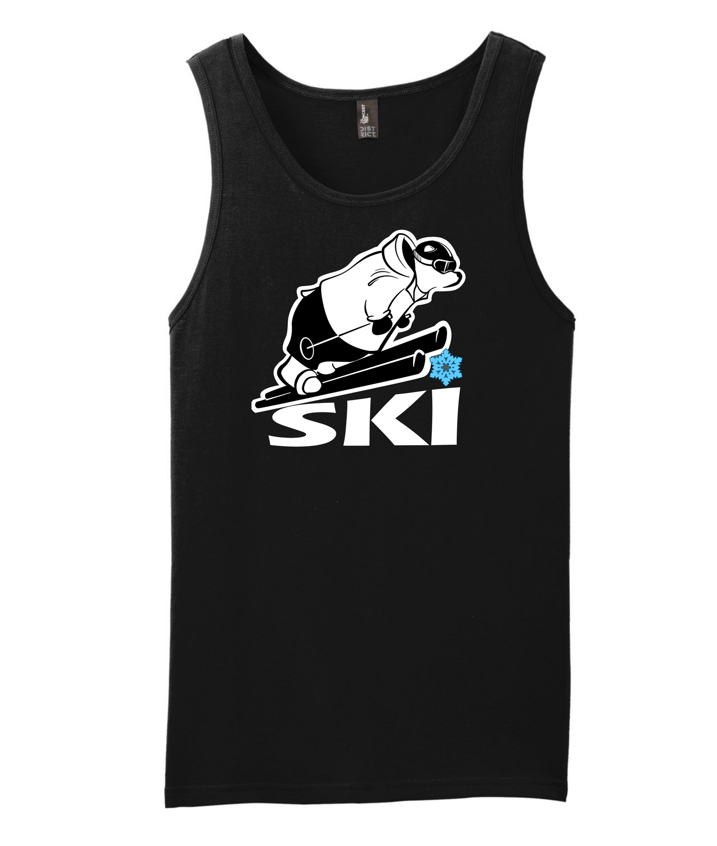 Ski Merch - Logo - Black Tank Top