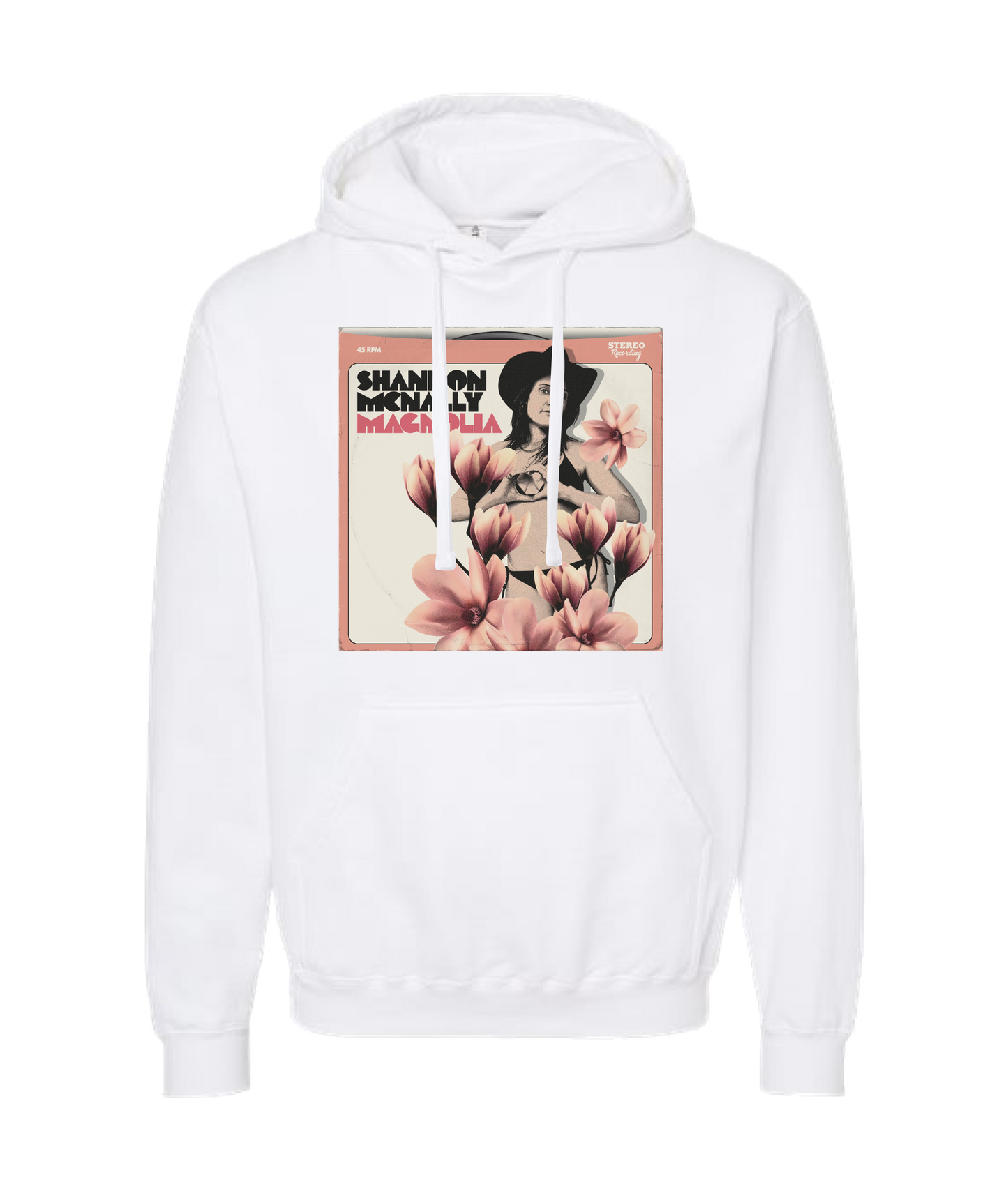 Shannon McNally - MAGNOLIA - White Hoodie