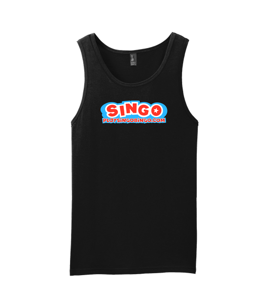 Singo Music Bingo - PlaySingoBingo.com - Black Tank Top