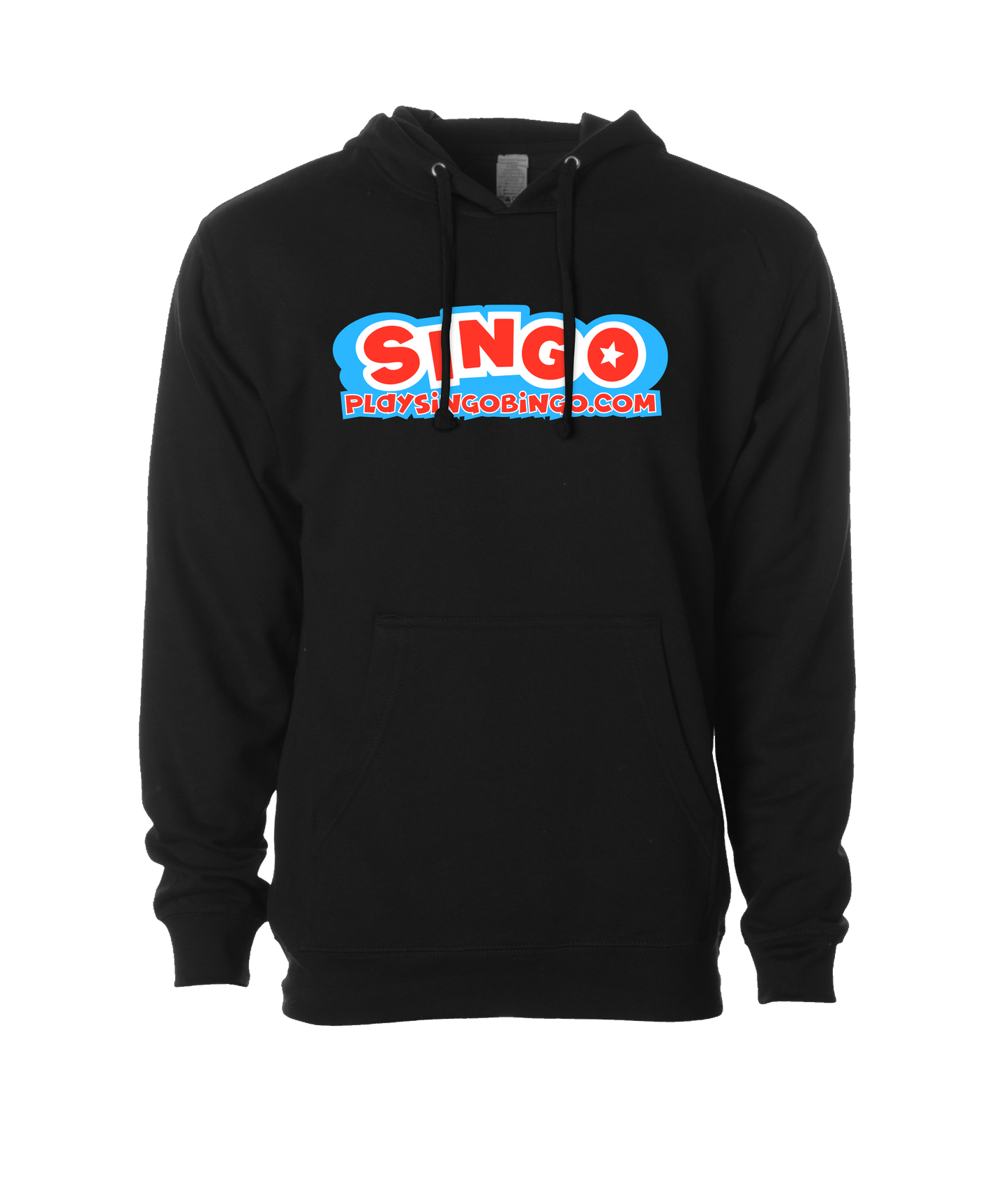 Singo Music Bingo - PlaySingoBingo.com - Black Hoodie
