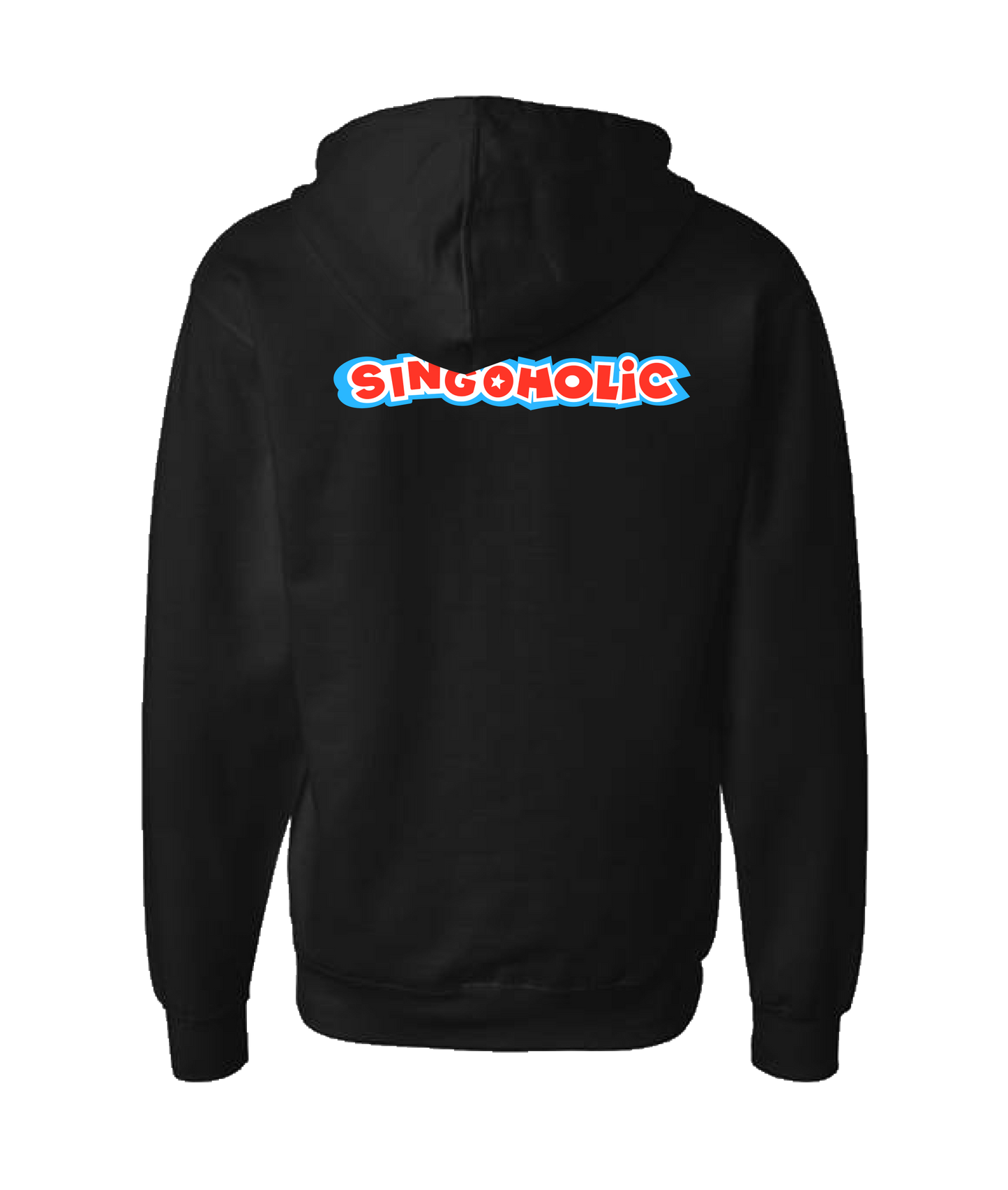 Singo Music Bingo - Singoholic - Black Zip Up Hoodie