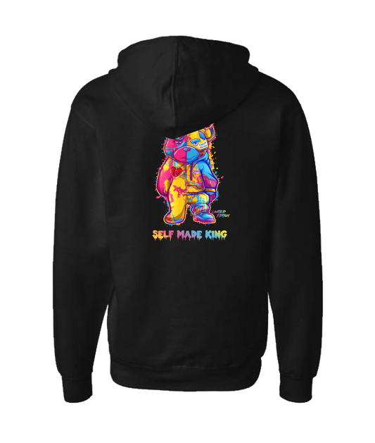 V-SMKITOP - LOGO 2 - Black Zip Up Hoodie