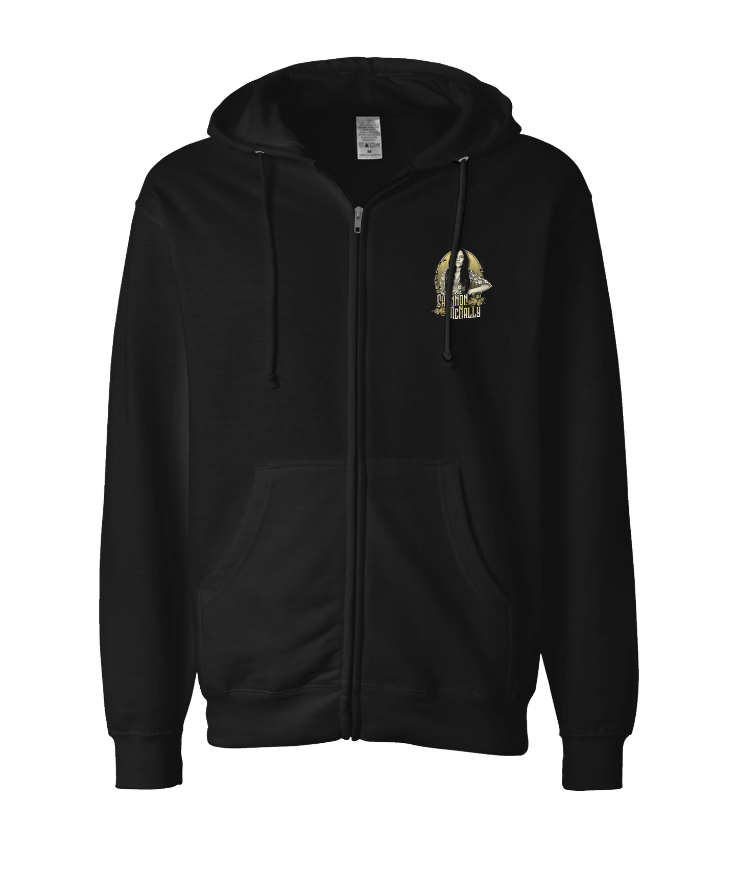 Shannon McNally - Shannon - Black Zip Up Hoodie