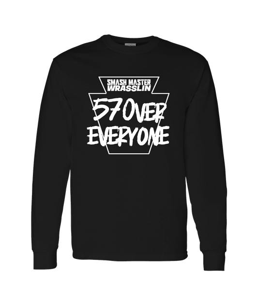 V-SMWTOP - 570 OVER EVERYONE - Black Long Sleeve T