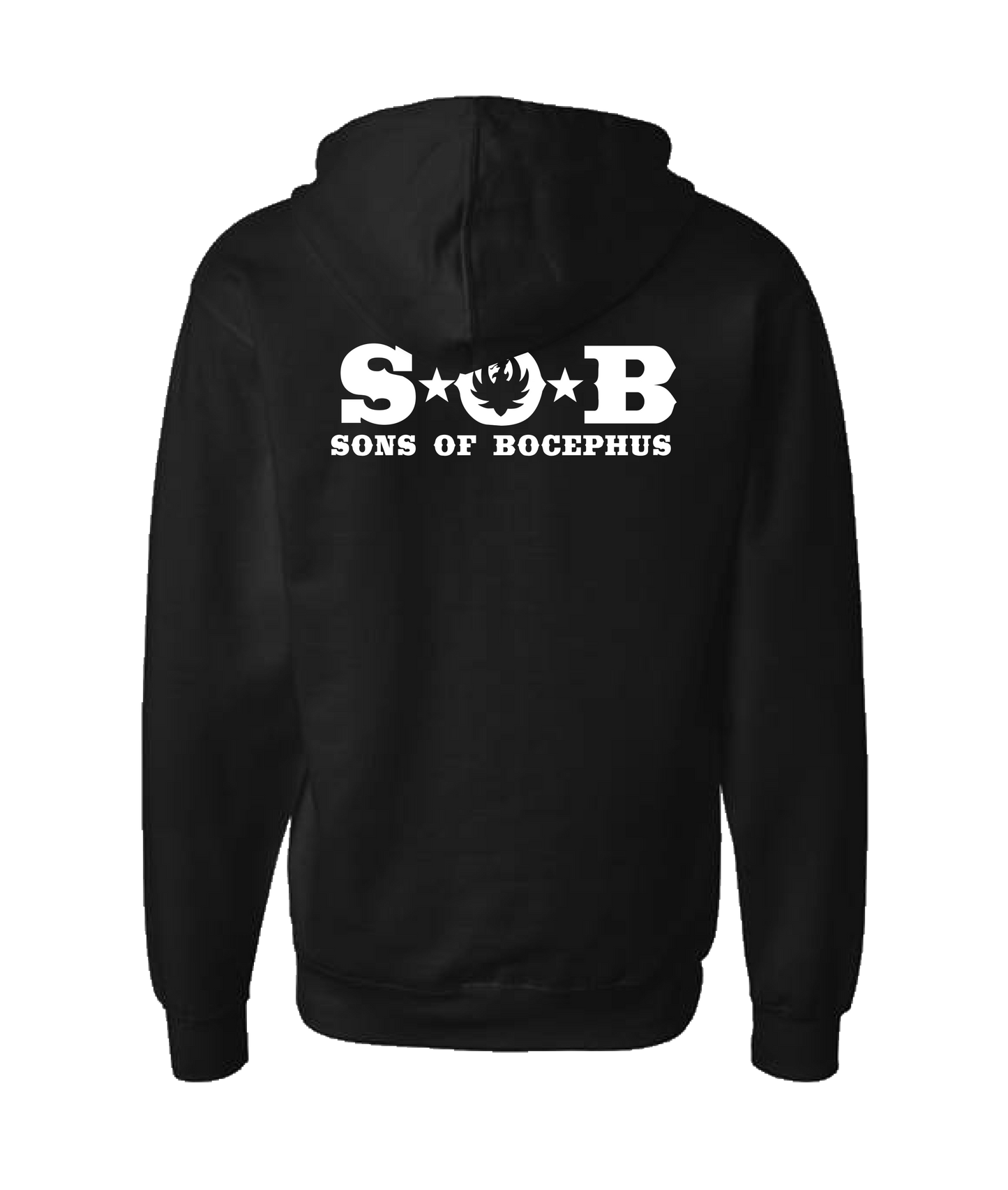 Sons of Bocephus - Logo - Black Zip Hoodie