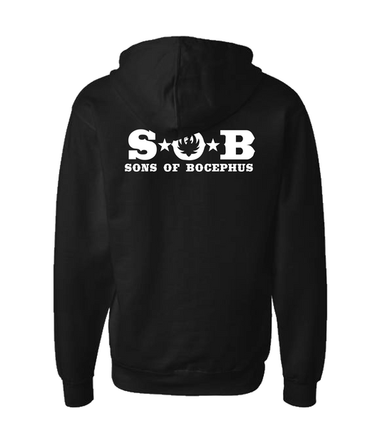 Sons of Bocephus - Logo - Black Zip Hoodie
