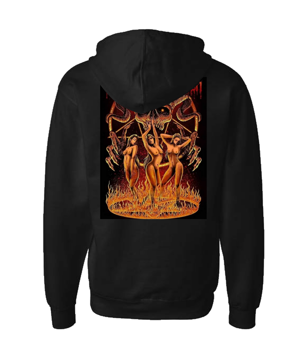 V-SODTOP - Destruction Designed - Black Zip Up Hoodie
