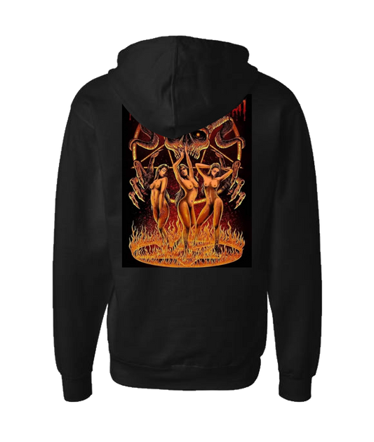 V-SODTOP - Destruction Designed - Black Zip Up Hoodie