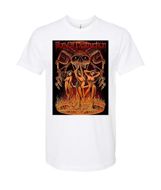 V-SODTOP - Destruction Designed - White T Shirt