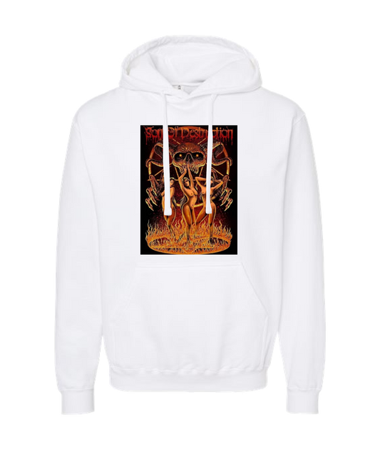 V-SODTOP - Destruction Designed - White Hoodie