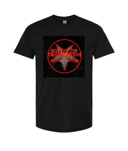 V-SODTOP - Destruction Designed - Black T Shirt