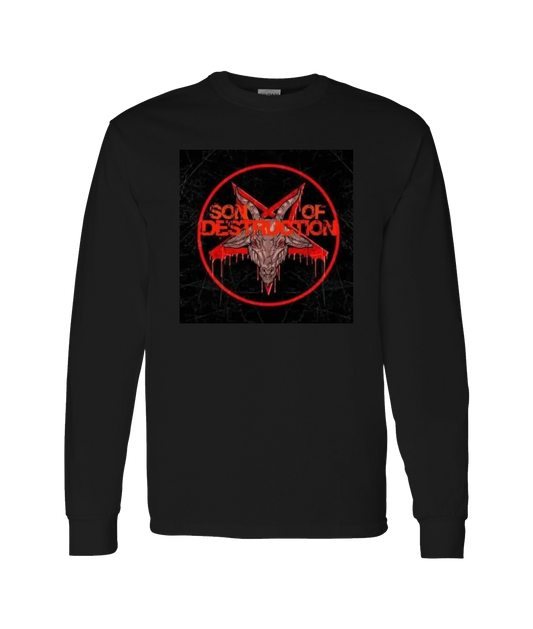 V-SODTOP - Destruction Designed - Black Long Sleeve T