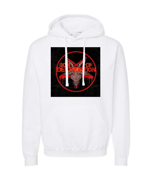 V-SODTOP - Destruction Designed - White Hoodie