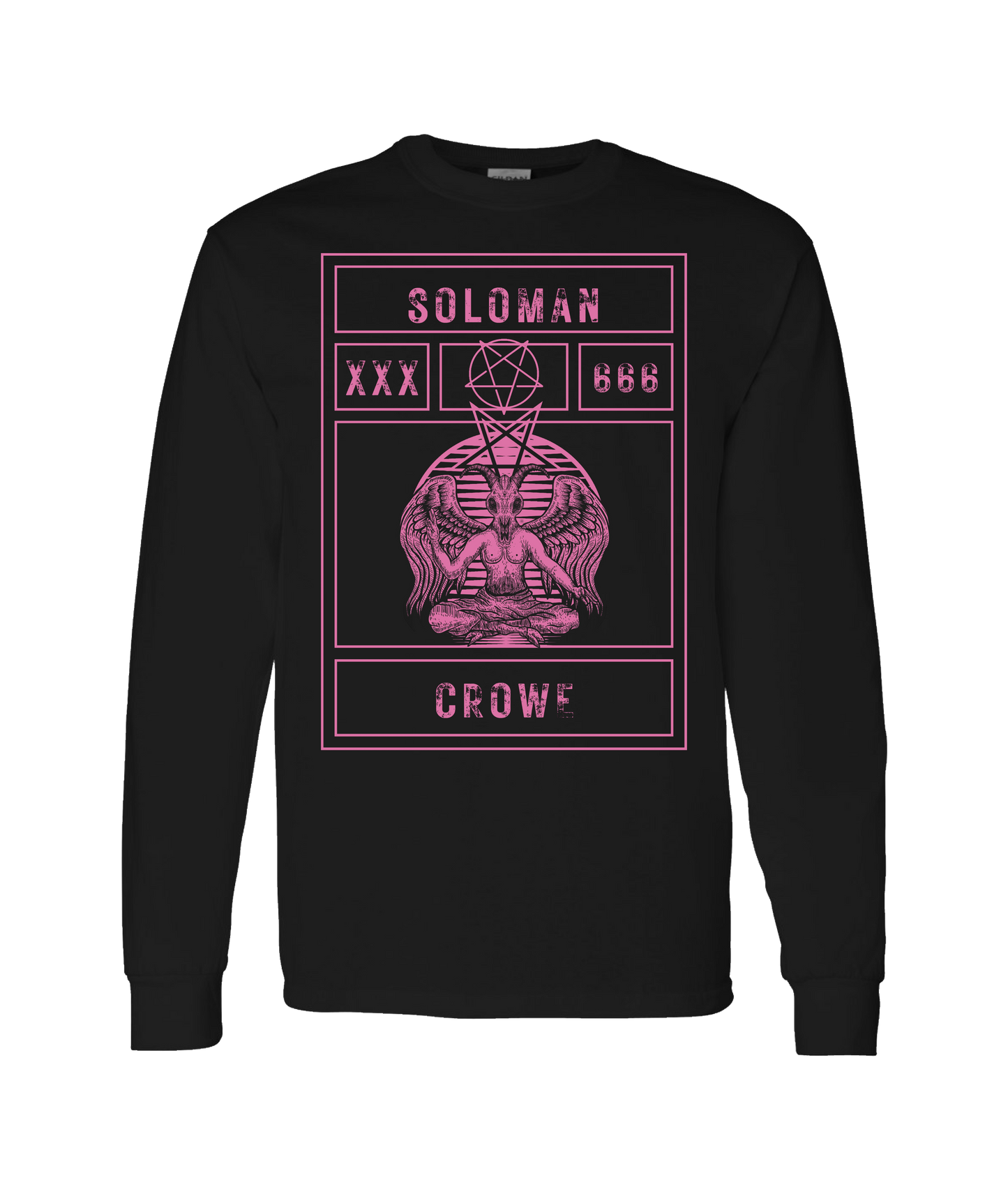 V-SOLTOP - XXX666 - Black Long Sleeve T