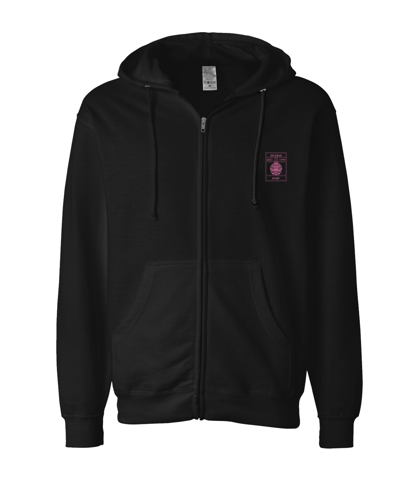 V-SOLTOP - XXX666 - Black Zip Up Hoodie