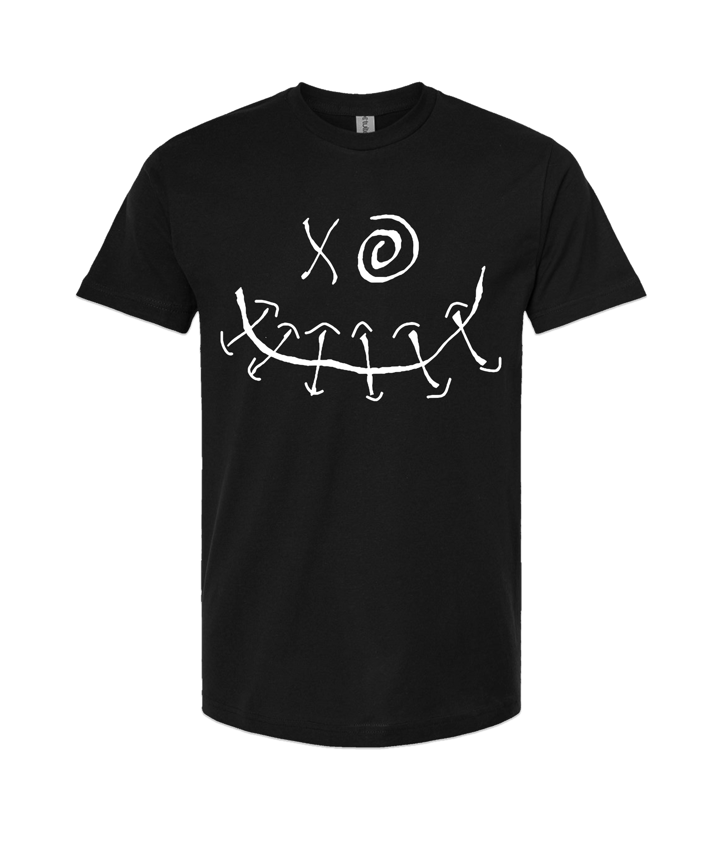 V-SOLTOP - XO SMILE - Black T Shirt
