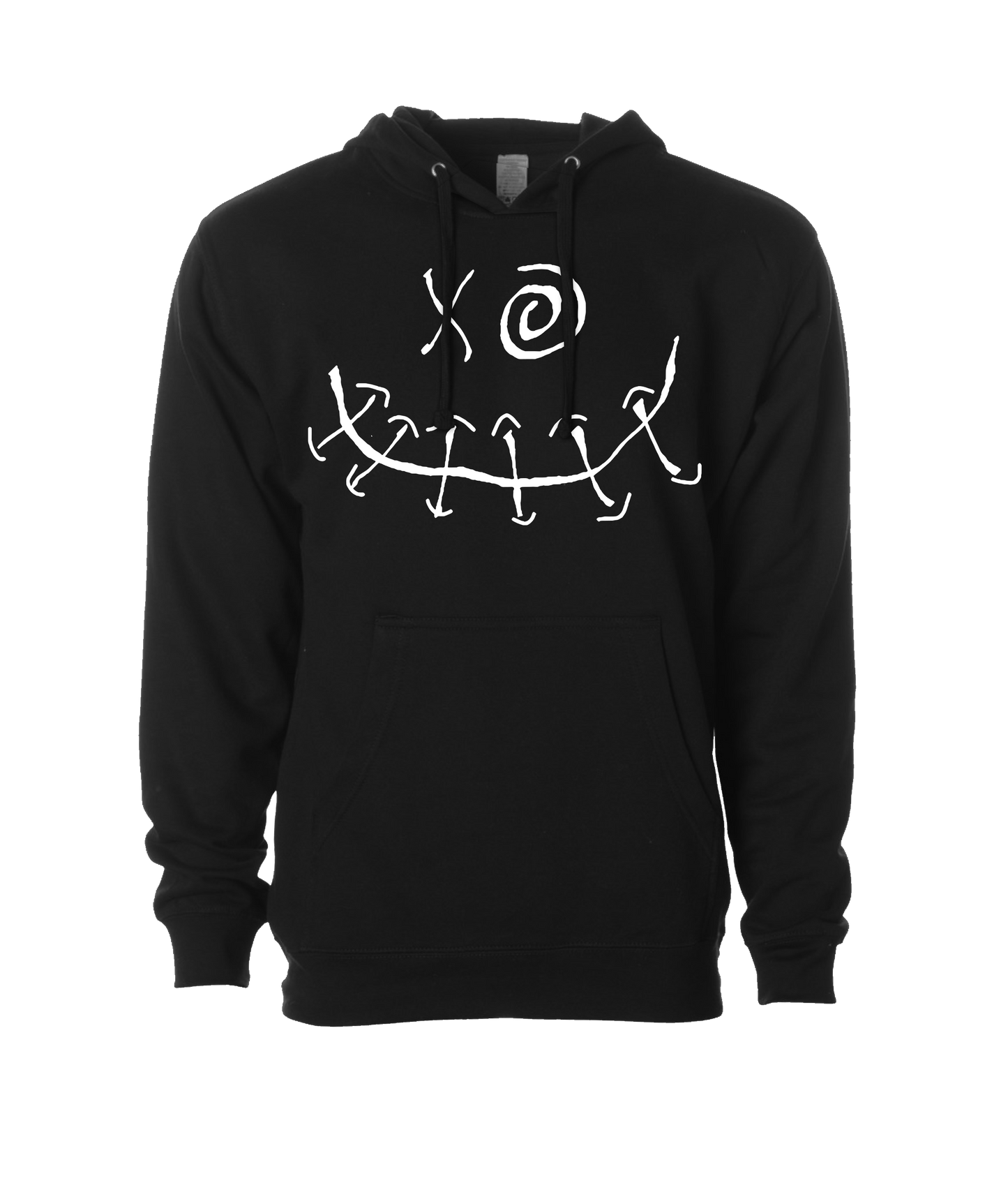 V-SOLTOP - XO SMILE - Black Hoodie